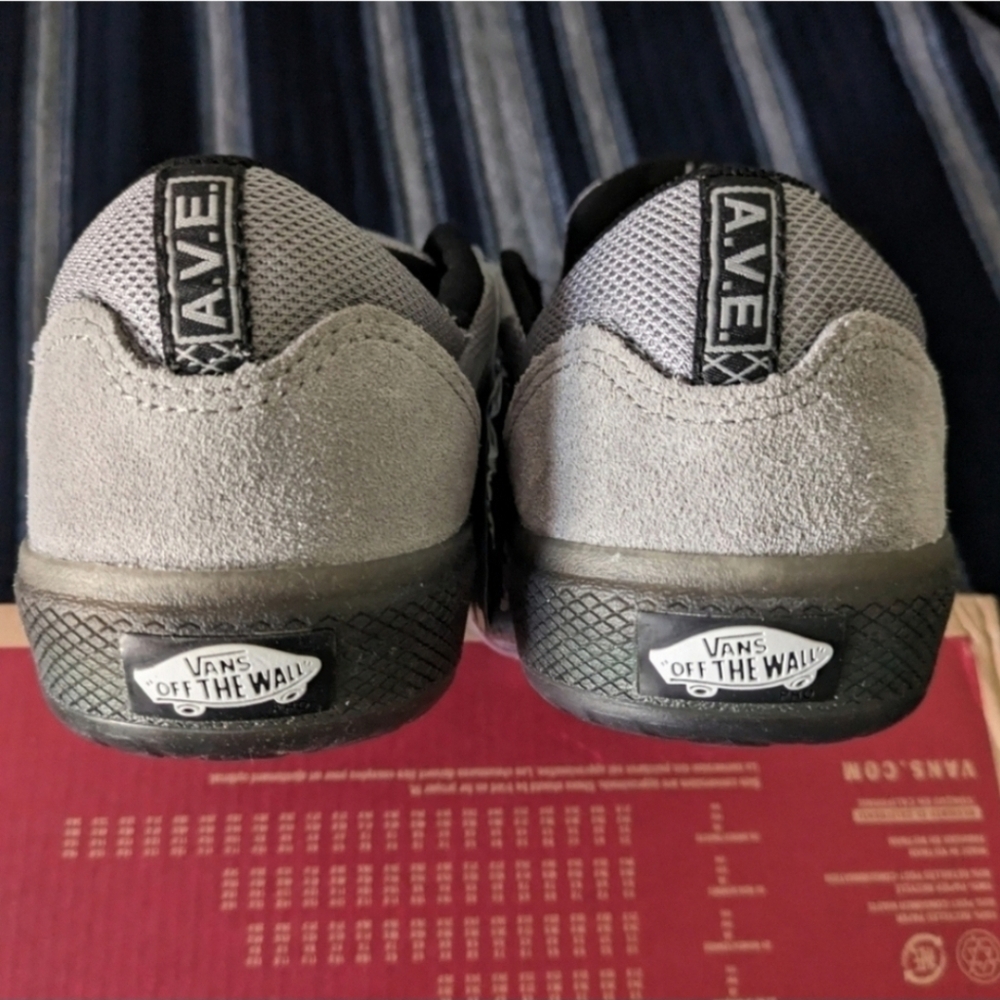 Vans Ave Pro 1 Reflective Gray Men 7 Size Skateboarding Suede 112025 - Picture 10 of 11